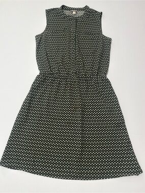Merona Black and White Sleeveless Mini Dress